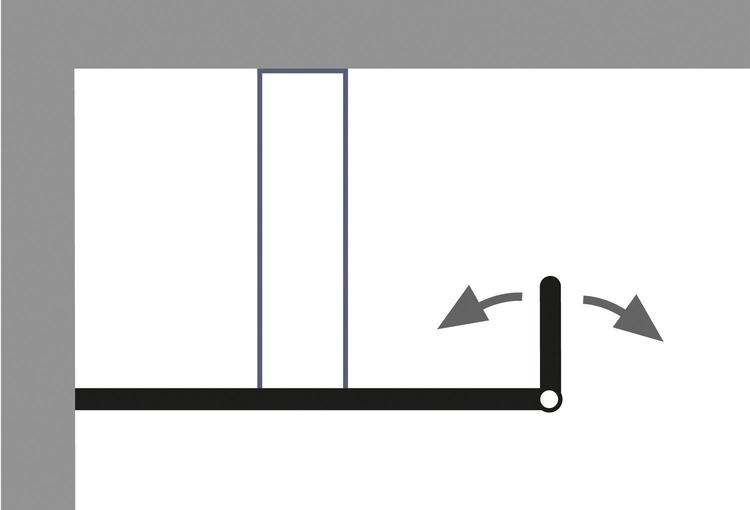 Öffnungsmechanik der Tür