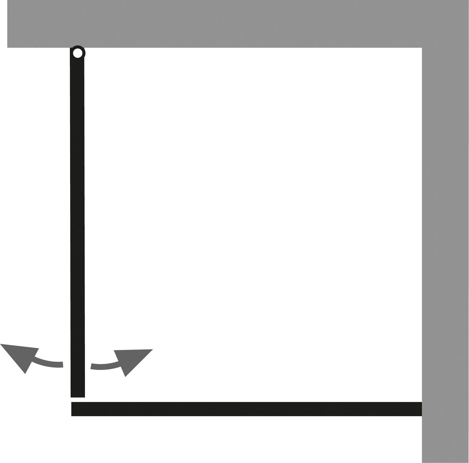 Öffnungsmechanismus der Drehtür