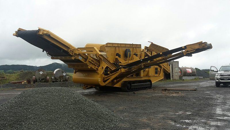 Machinery used for Screening plant hire