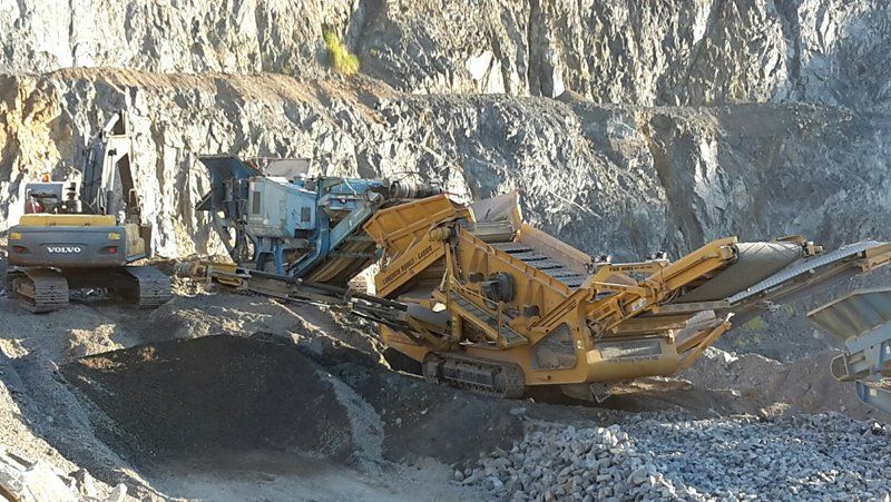 Machinery used for Screening plant hire
