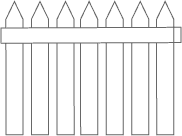 Picket fence icon