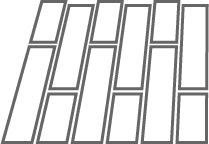 Decking slats icon