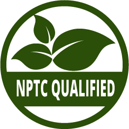 To remove dangerous or unwanted trees call 01909 519 675 NPTC badge