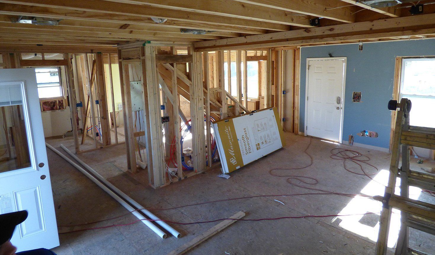 drywall in house