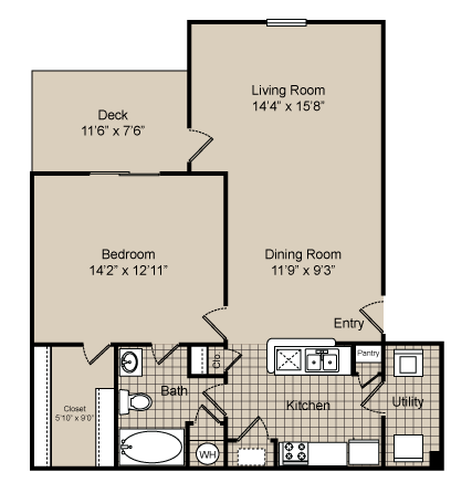 one bedroom