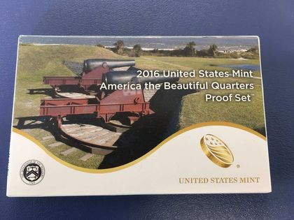 2016 US Mint America the Beautiful Quarters Proof Set - Cover 2016 US Mint America the Beautiful Quarters Proof Set - Cover