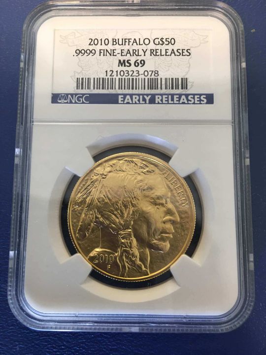 2010 Gold $50 Buffalo Coin - Reverse 2010 Gold $50 Buffalo Coin - Reverse
