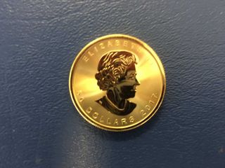 2017 Canadian Gold Maple Leaf - Obverse 2017 Canadian Gold Maple Leaf - Obverse