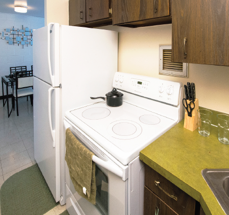 Studio Kitchen & Living Room