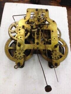 Gold Clock Equipment — Clock Parts before Cleaning in New Alexandria, PA