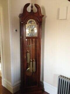 Antique Clock Restoration — Grandfather Clock in Corner in New Alexandria, PA
