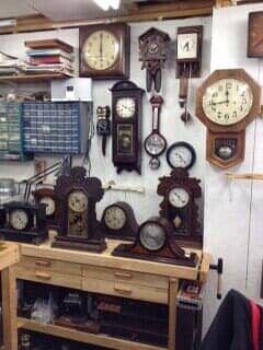 Clock Store — Wall of Clocks in New Alexandria, PA