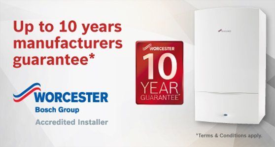 10 years of no extra costs if your boiler breaks down from your local plumber in Plymouth