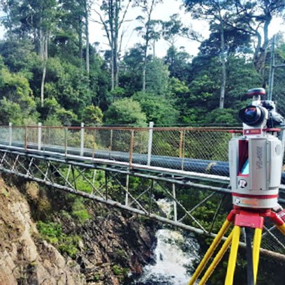 bridge being surveyed