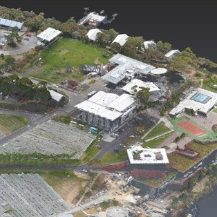 aerial view of land