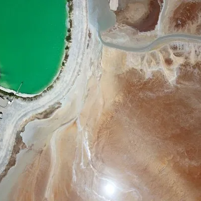 aerial view of land
