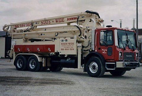 Pump Service — State-Wide Concrete Pumping Inc. Service Truck In Columbus, OH Pump Service — State-Wide Concrete Pumping Inc. Service Truck In Columbus, OH