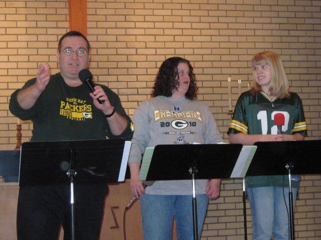 people singing