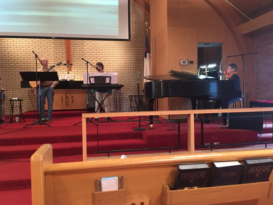 church choir setup