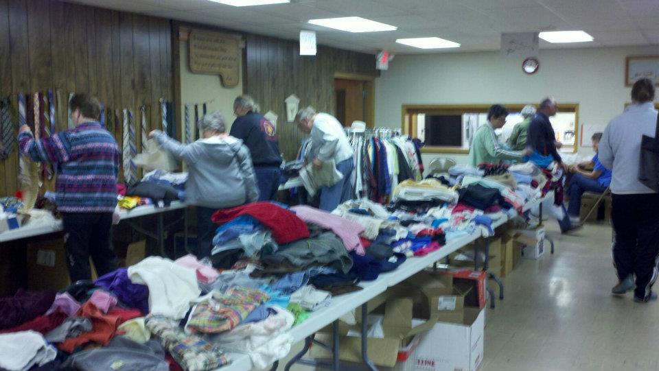 adult ministry rummage sale