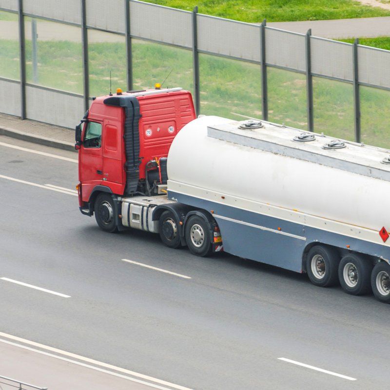Septic Truck on Road — Greenville, SC — American Waste Septic