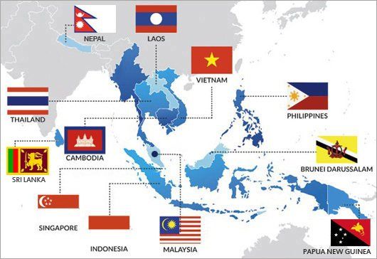 Asia Pacific Country Map- Smart Instruments Malaysia