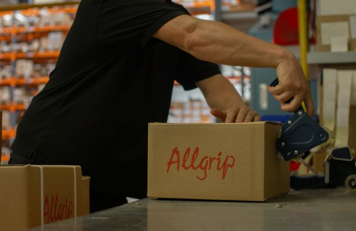 Warehouse Worker Packing Orders