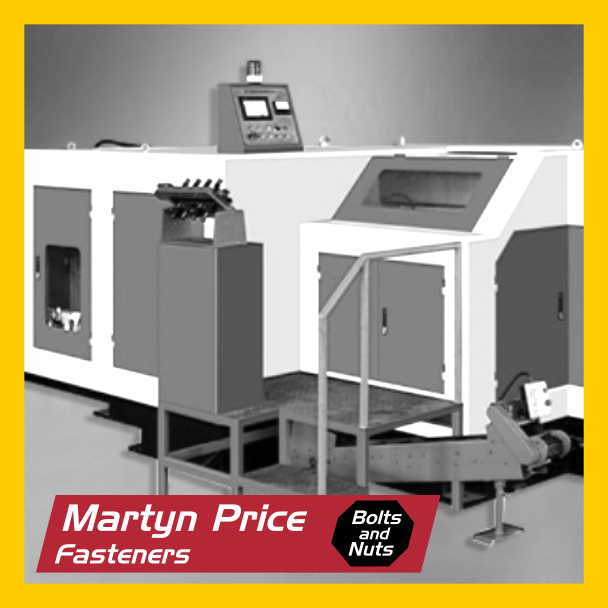 An advertisement for martyn price fasteners bolts and nuts