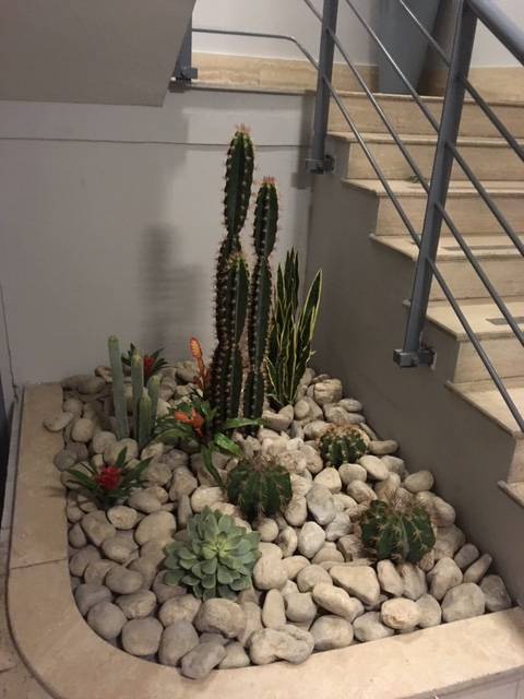 allestimento fiori scala