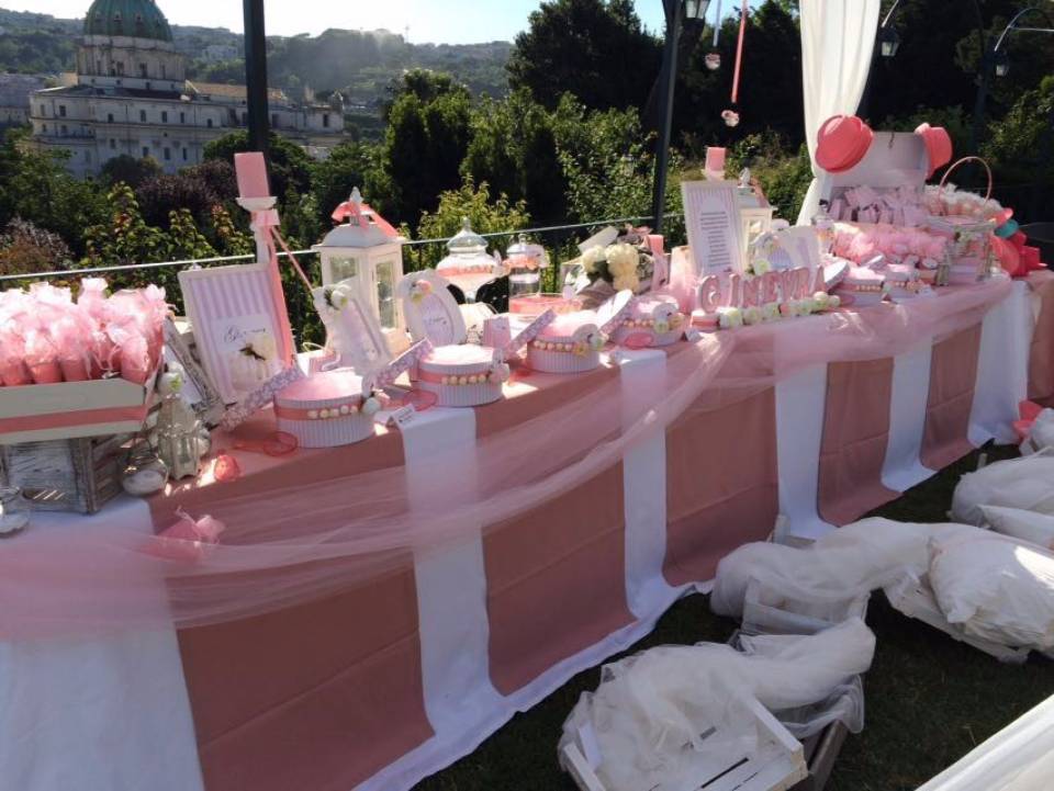 allestimento banchetto nuziale