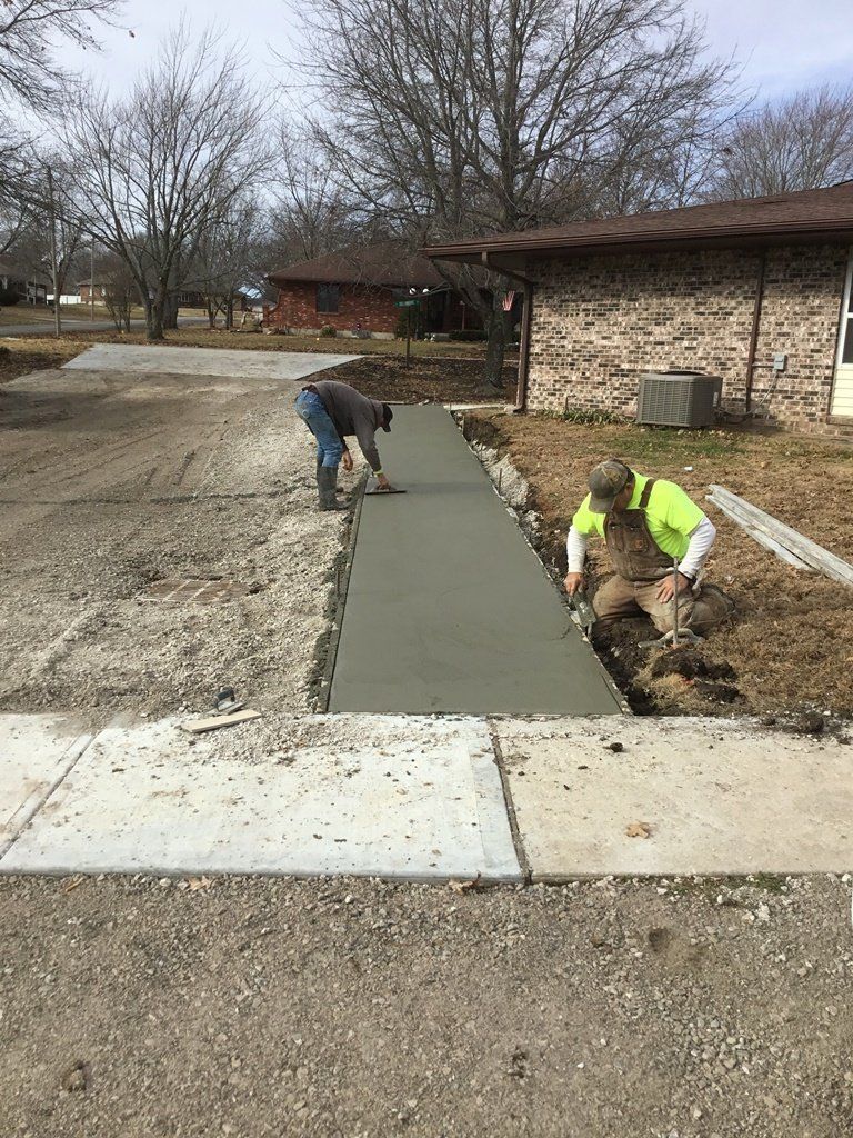 Commercial Sidewalk — Skid Loader in Lincoln, MO