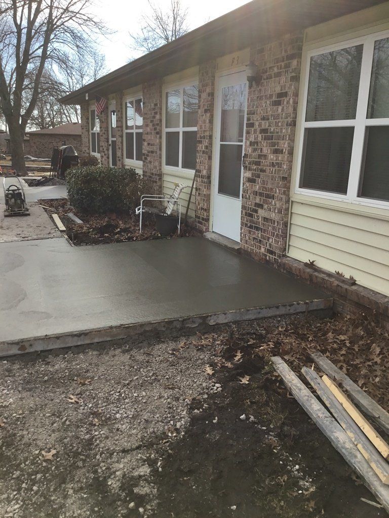Residential Sidewalk — Skid Loader in Lincoln, MO