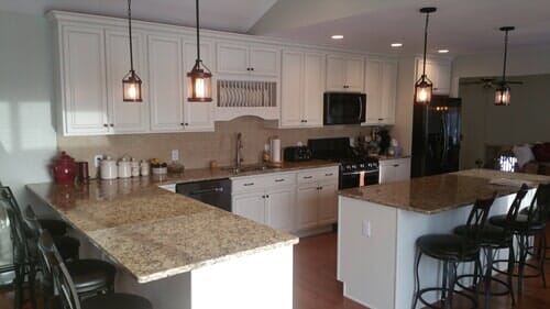 Basement Remodel State College — Kitchen with Lamp in State College, PA