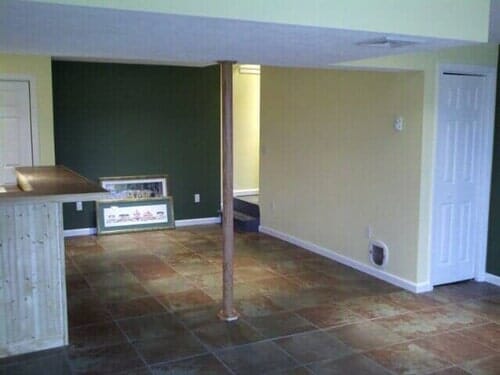 Home Remodeling — Yellow Wall with Brown Tiles in State College, PA