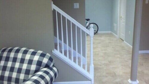 Home Remodeling — Stripe Sofa and Stair in State College, PA