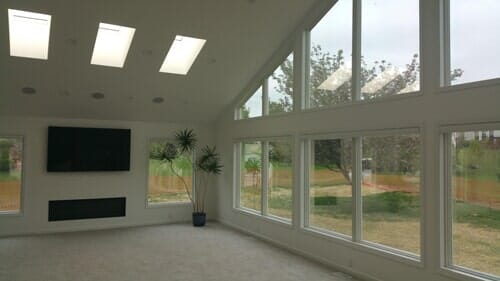Construction Company — White Lobby with Glass Wall in State College, PA