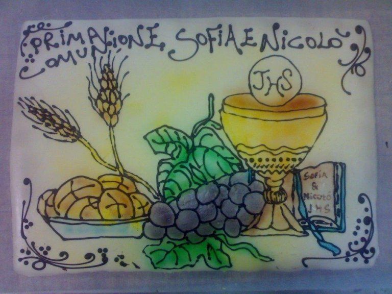 torta per una comunione