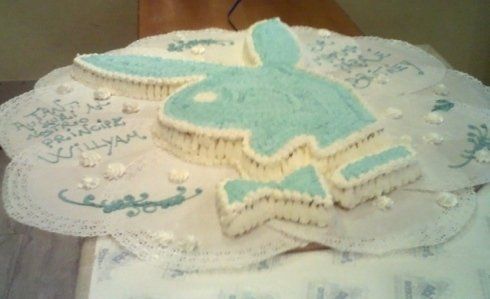 torta con sagoma coniglio