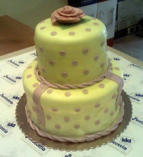torta con pasta di zucchero
