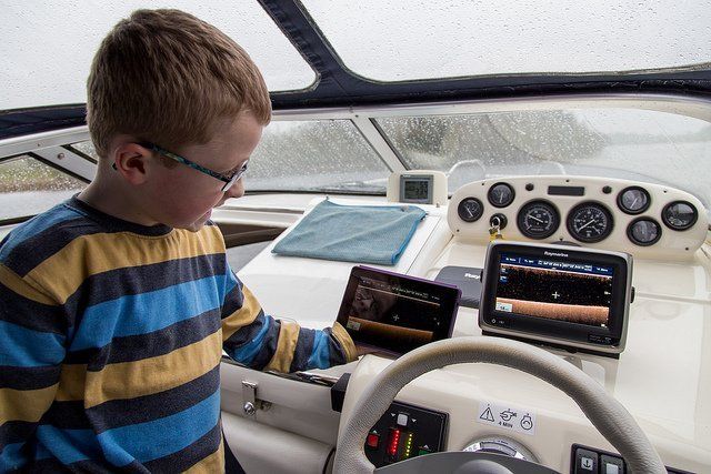 Boat sailing