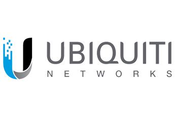 Ubiquiti Networks logo with black and blue “U” icon and gray wordmark