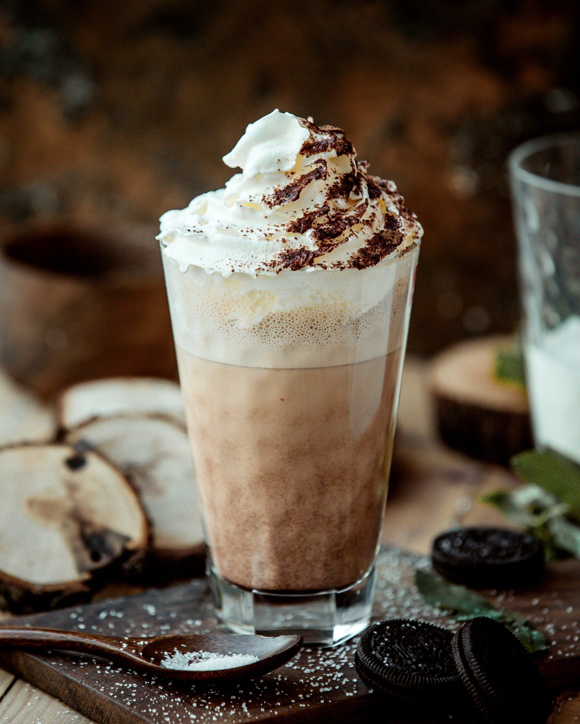 cappuccino con panna