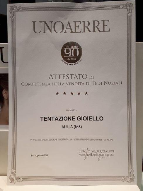 unoaerre vendita fedi Aulla Tentazione Gioiello
