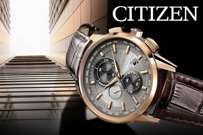 orologio Citizen con cinturino in pelle