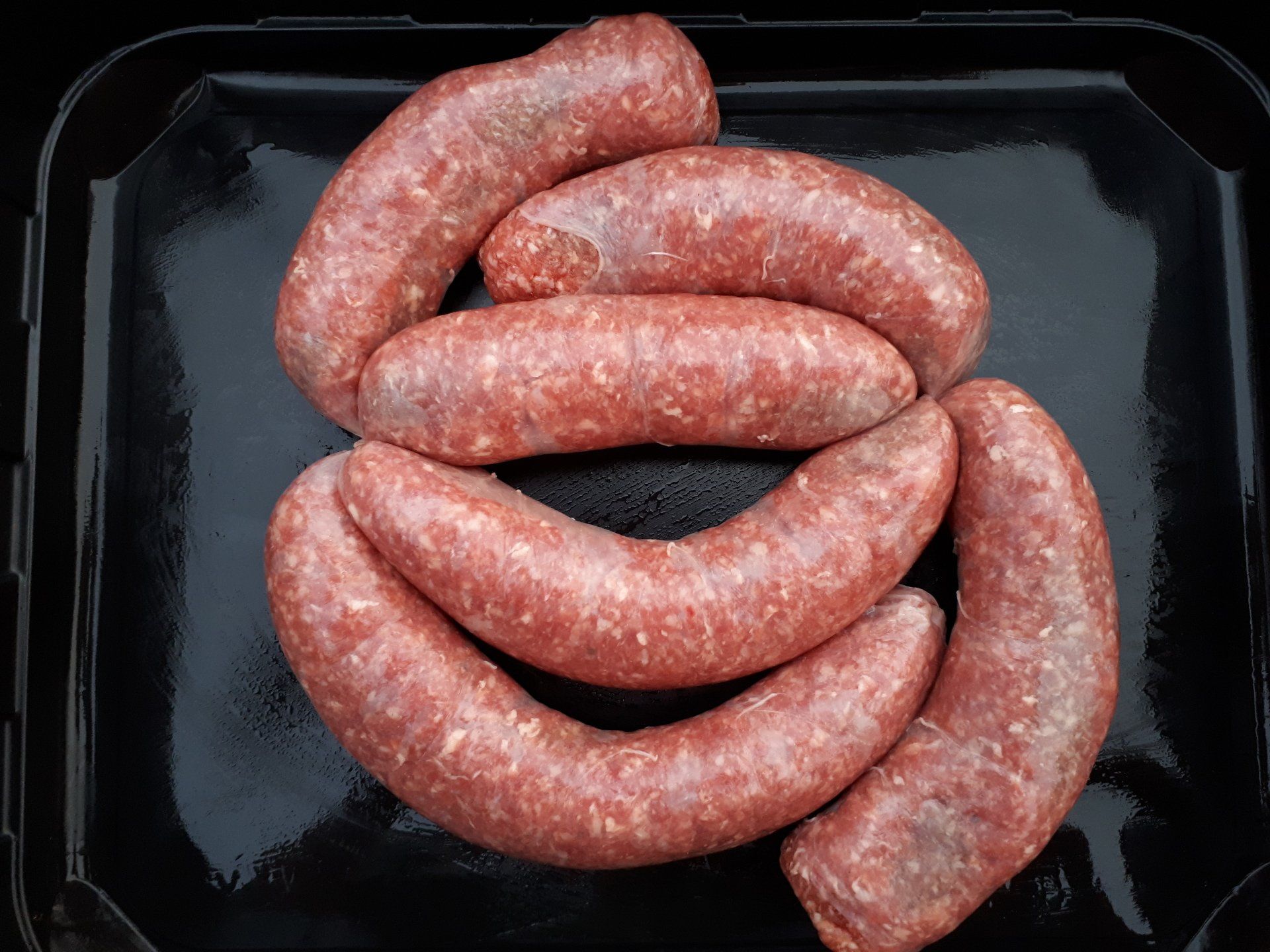 Piemontese Rundersausijsjes, runderworstjes, worstjes, verse worst