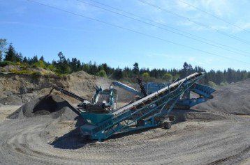 Big Pile of Gravel -landfill site in Tumwater, Washington Big Pile of Gravel -landfill site in Tumwater, Washington