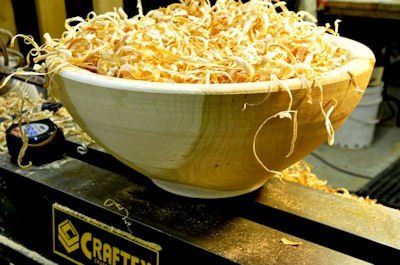 Bowl ready to begin drying