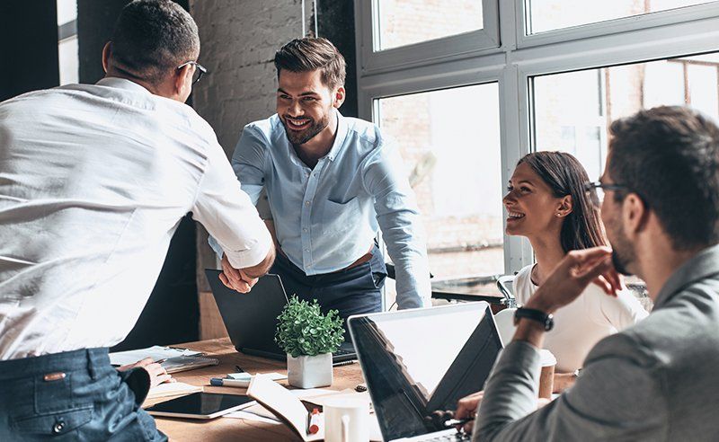 Cheap insurance — Young Men in Smart Casual Wear Shaking Hands in Decatur, GA Cheap insurance — Young Men in Smart Casual Wear Shaking Hands in Decatur, GA