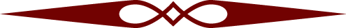 A red diamond with two circles in the middle on a white background.
