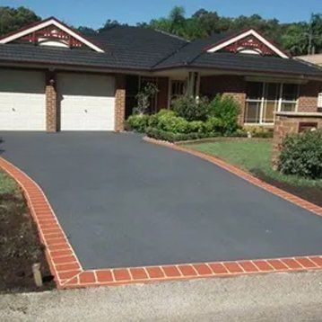 concrete driveway